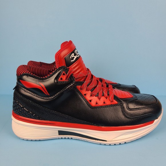 Li-Ning Way Of Wade 2 Black Red White ABAH017-4 Mens Size 13 main image 7